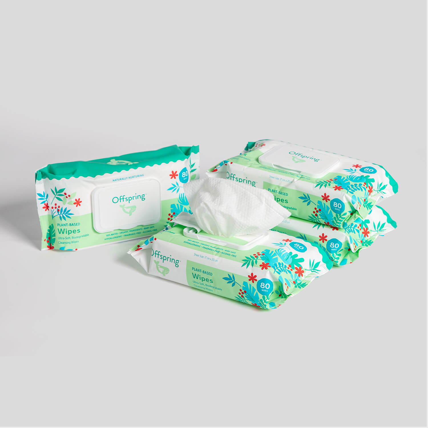 Plant-based Wipes 80ct